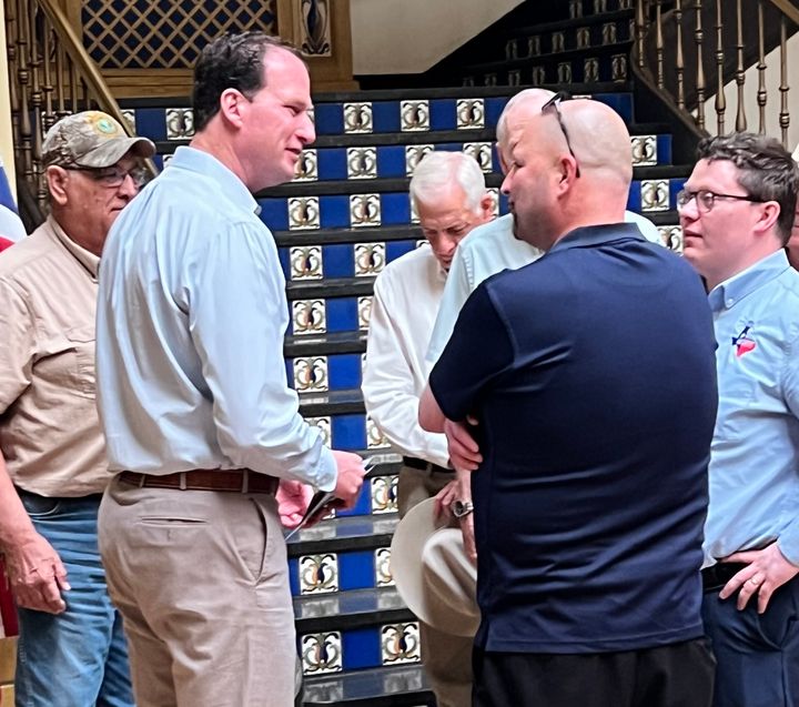 In San Angelo town hall, Congressman August Pfluger gave updates on three issues and answered questions from constituents